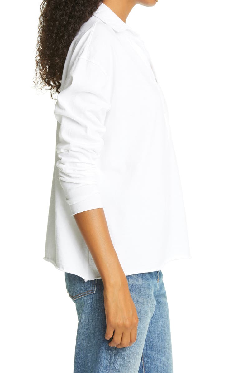 Frank & Eileen Patrick Popover Henley, Alternate, color, White