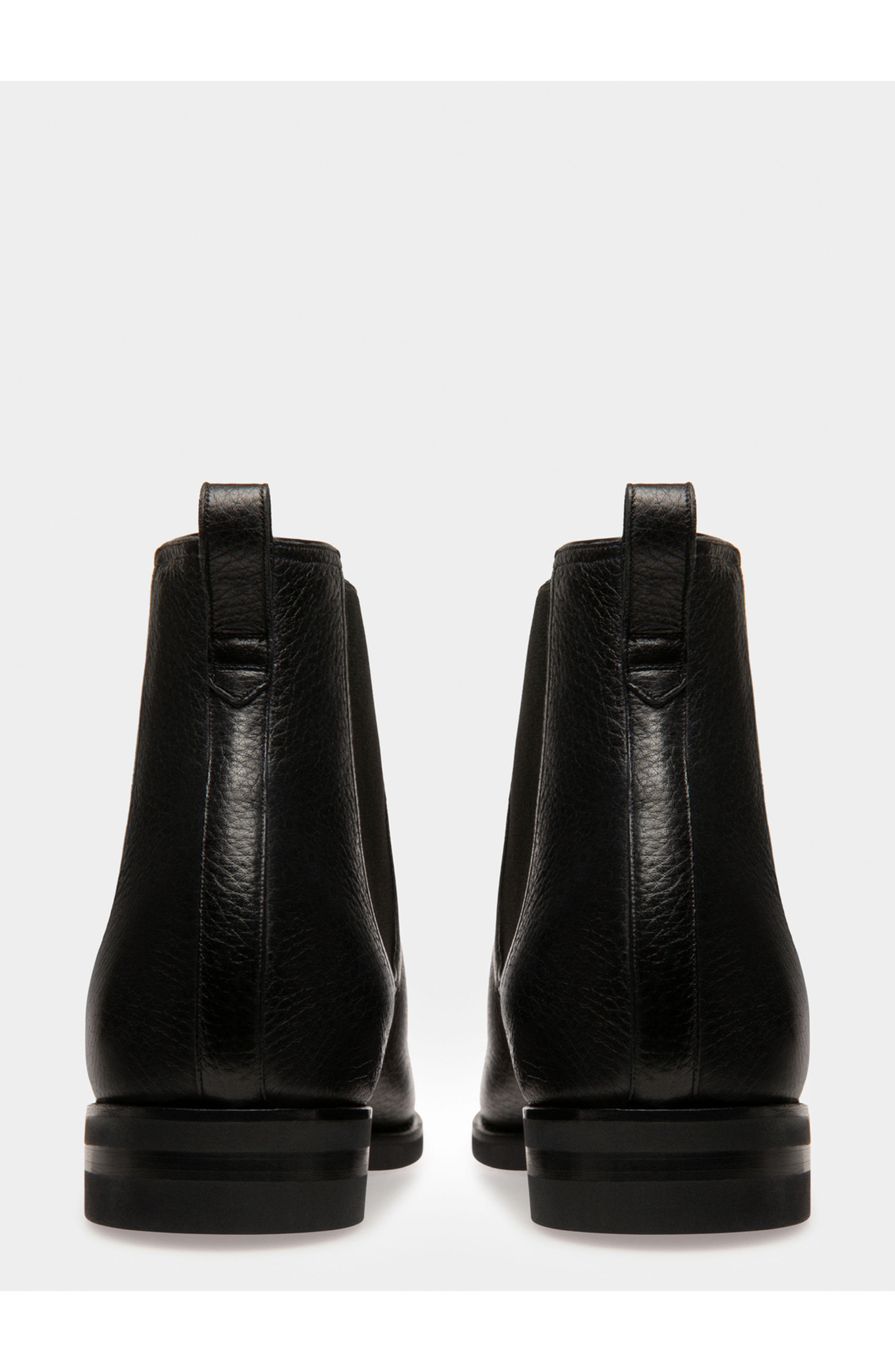 Bally Scavone Men's Leather Boot, Alternate, color, Black