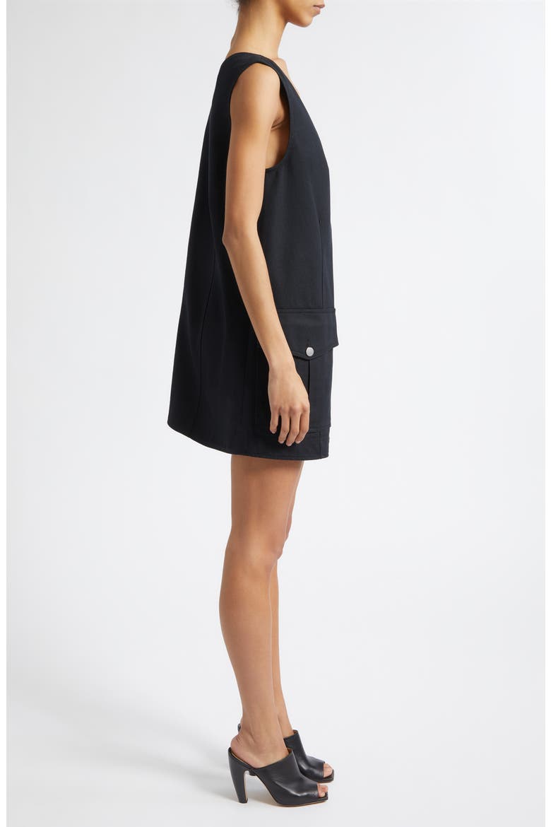 Xander Utility Shift Dress, Alternate, color, BLACK