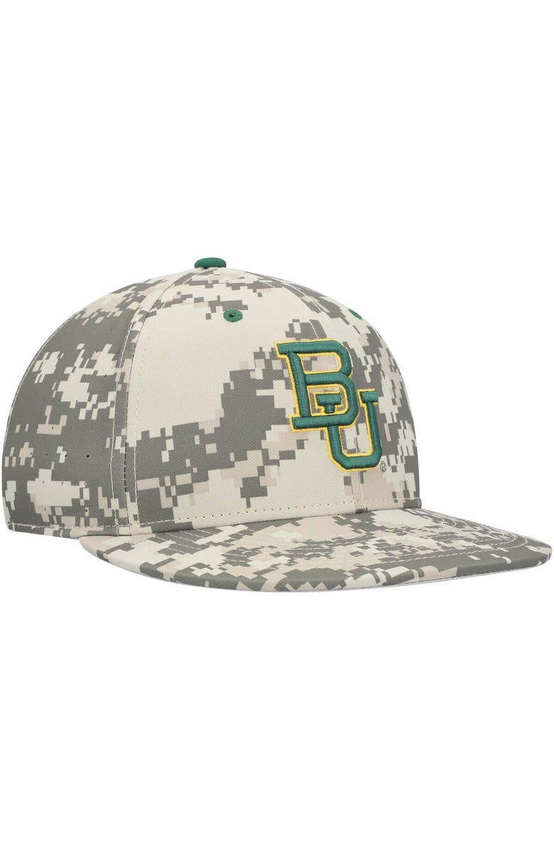 Nike Men's Nike Camo Baylor Bears Aero True Baseball Performance Fitted Hat, Alternate, color, 