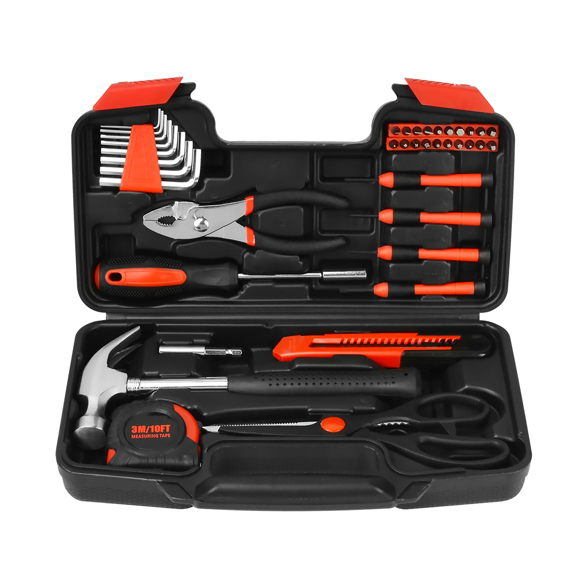 24pcs Home DIY Tool Kit For Household, Office & Garage - General Repair Small Hand Tool Set With Storage Case - View #3