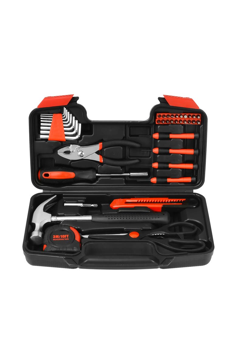 PURSONIC Handy Solutions 39-Piece Household Tool Kit, Main, color, Black