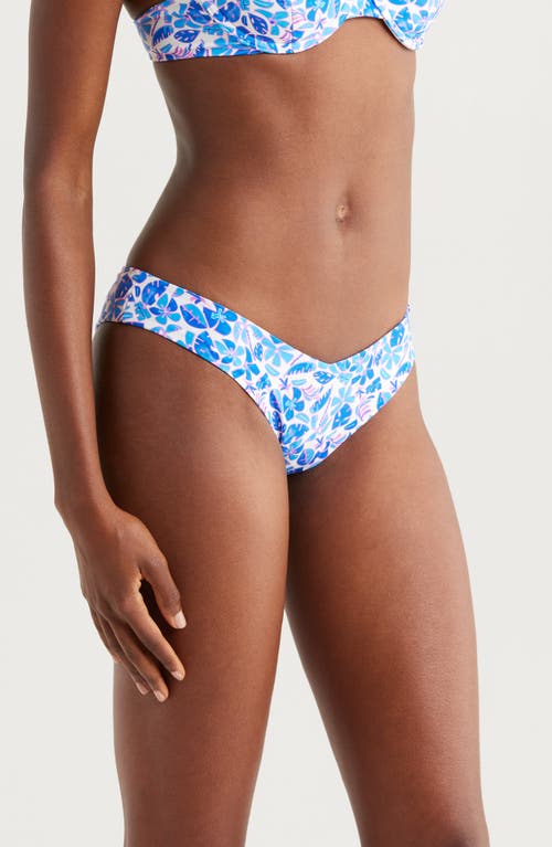 Kulani Kinis V-cut Bikini Bottoms In Ocean Colada