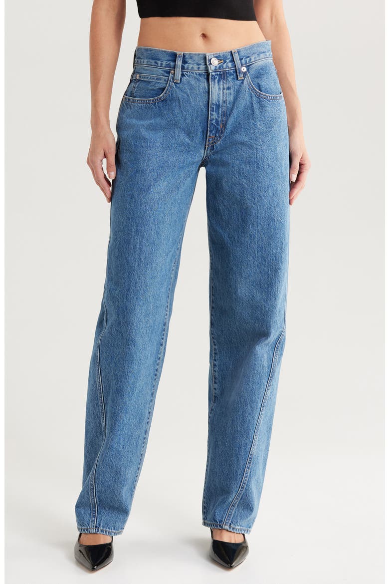 Tess Low Rise Wide Leg Jeans, Main, color, SATISFACTION