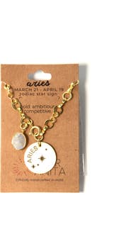 Fair Anita Zodiac Star Sign Necklace - Aries