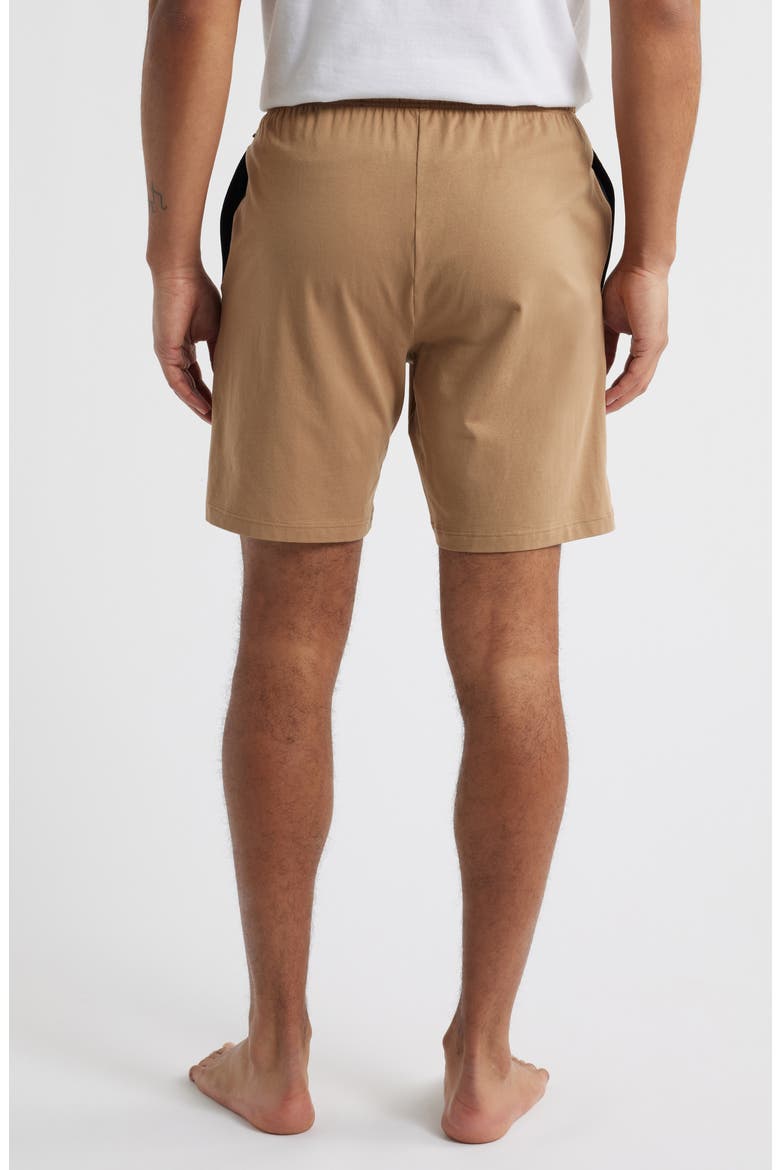 Knit Lounge Shorts, Alternate, color, MEDIUM BEIGE