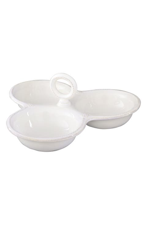 'Berry and Thread' Ceramic Triple Server