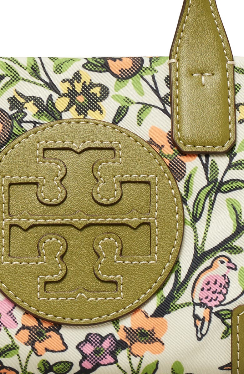 Tory Burch Ella Floral Print Micro Tote, Alternate, color,