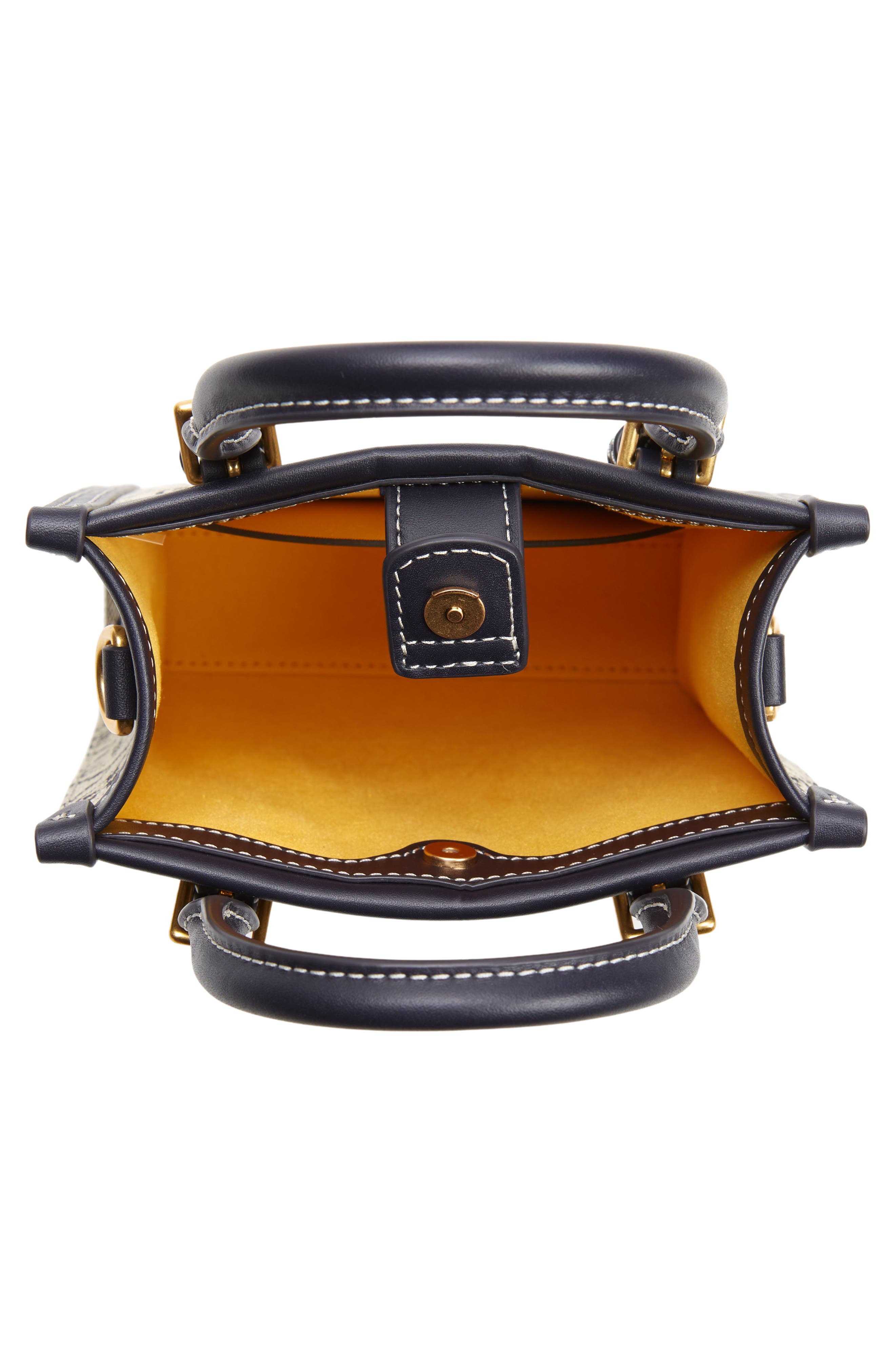 Tory Burch T Monogram Jacquard Mini Tote, Alternate, color, Tory Navy