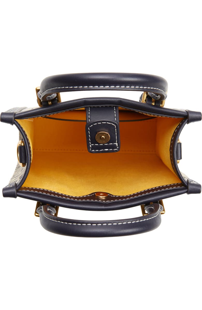 Tory Burch T Monogram Jacquard Mini Tote, Alternate, color, Tory Navy