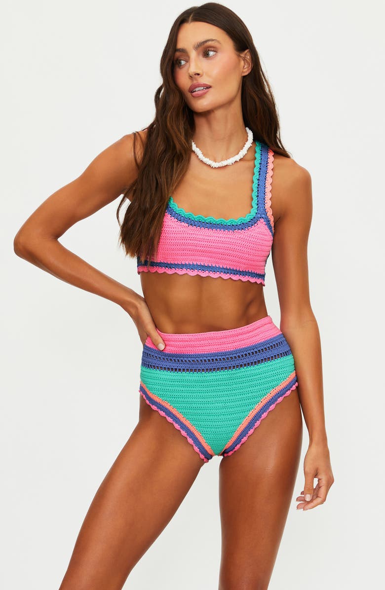 Beach Riot Karmen Bikini Bottoms, Alternate, color, Sea Breeze Crochet