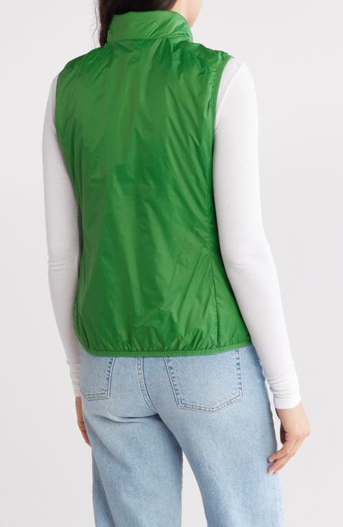 Save The Duck Valentina Water Resistant Insulated Vest In Rainforest Green