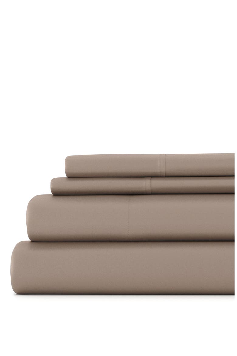 Cooling Silky Soft Viscose 4-Piece Sheet Set, Main, color, TAUPE