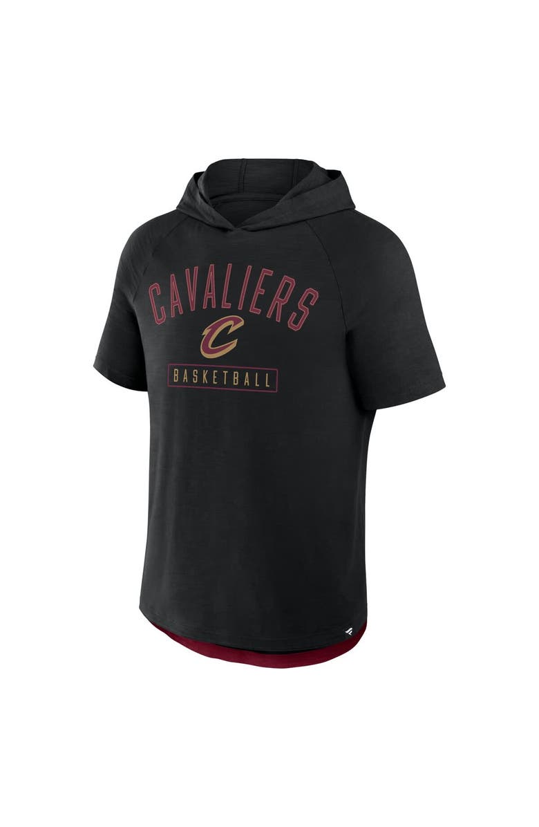 FANATICS Men's Fanatics Black Cleveland Cavaliers Pass Legend Raglan Hoodie T-Shirt, Alternate, color, Black