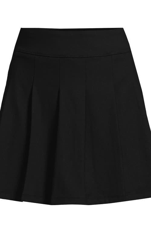 LANDS' END LANDS' END ACTIVE HIGH IMPACT HIGH RISE PLEATED SKORT 