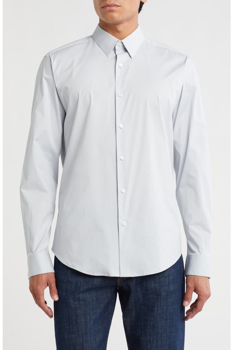 Sylvain Poplin Shirt, Main, color, ARCLIGHT