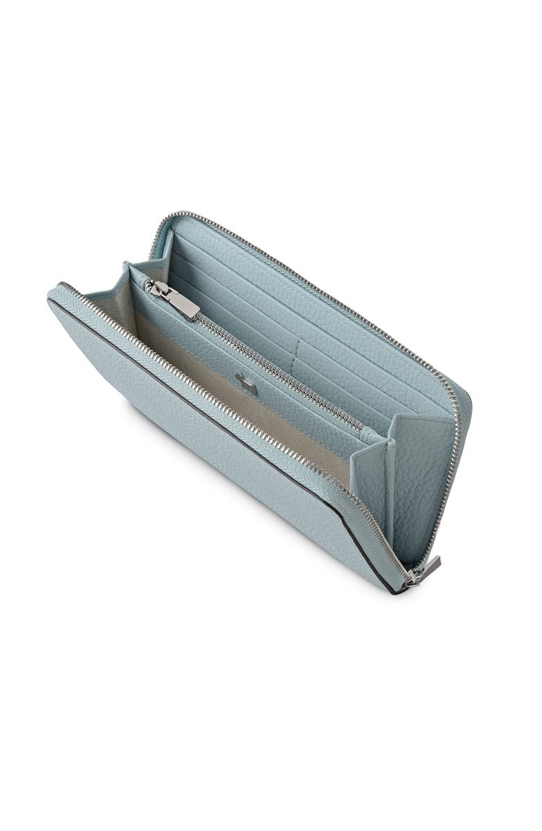 Radley Dukes Place Large Zip Around Wallet, Alternate, color, Seafoam