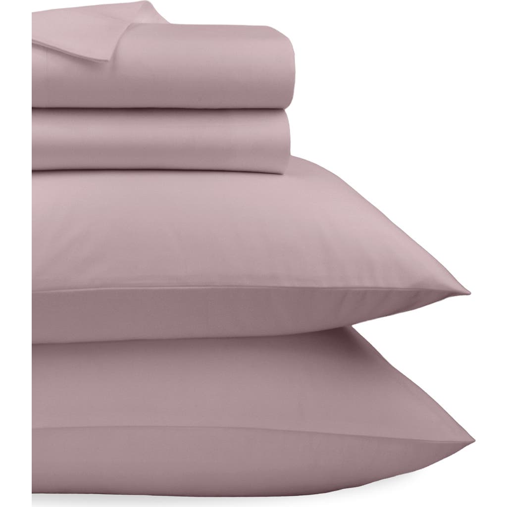 California Design Den Grand Indulgence 1000 Thread Count 100% Cotton Sateen Sheet Set In Pink