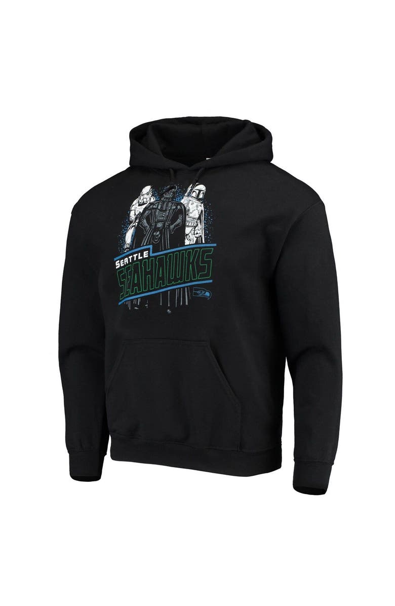 Junk Food Men's Junk Food Black Seattle Seahawks Star Wars Empire Pullover Hoodie, Alternate, color,