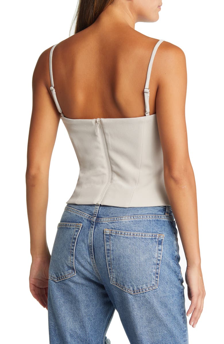 HOUSE OF CB Shanna Crepe Corset Top, Alternate, color, 