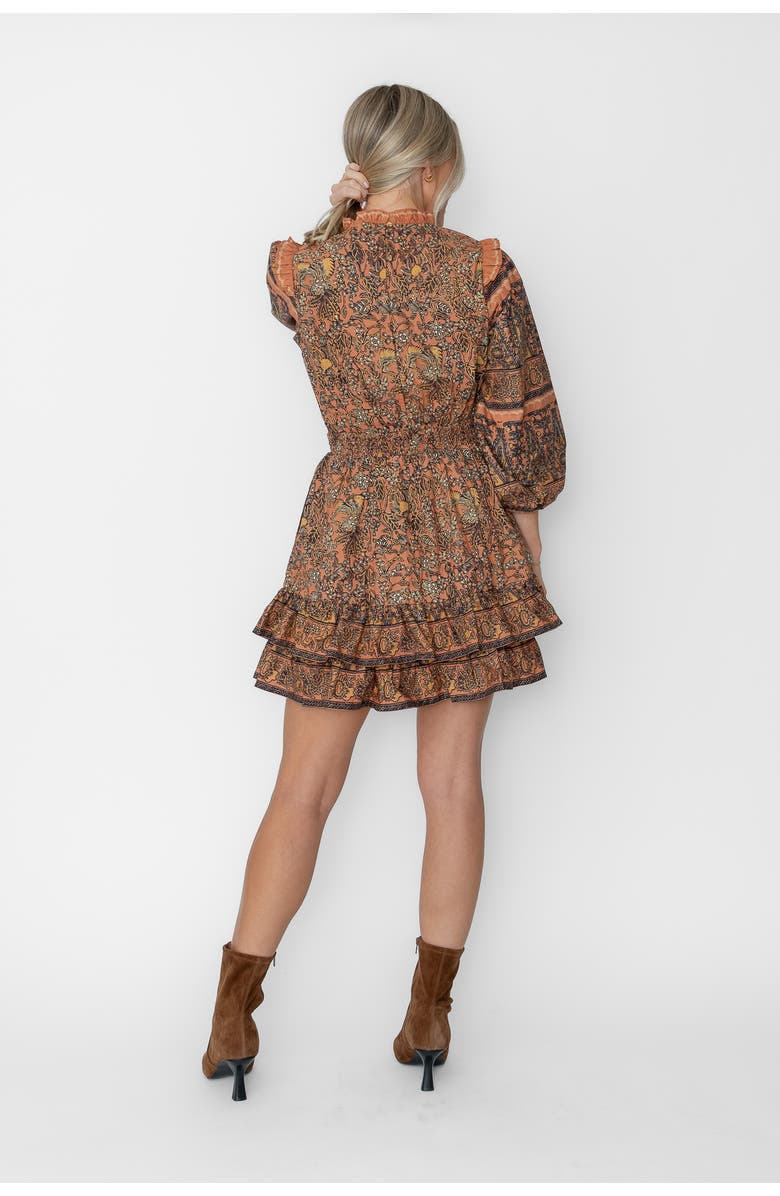 West Of Pascale Mini Dress, Alternate, color, Esme Vine Print