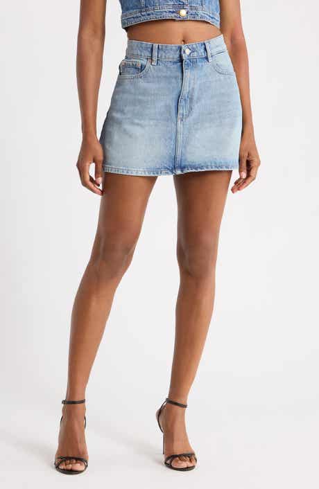 Alma Denim Miniskirt