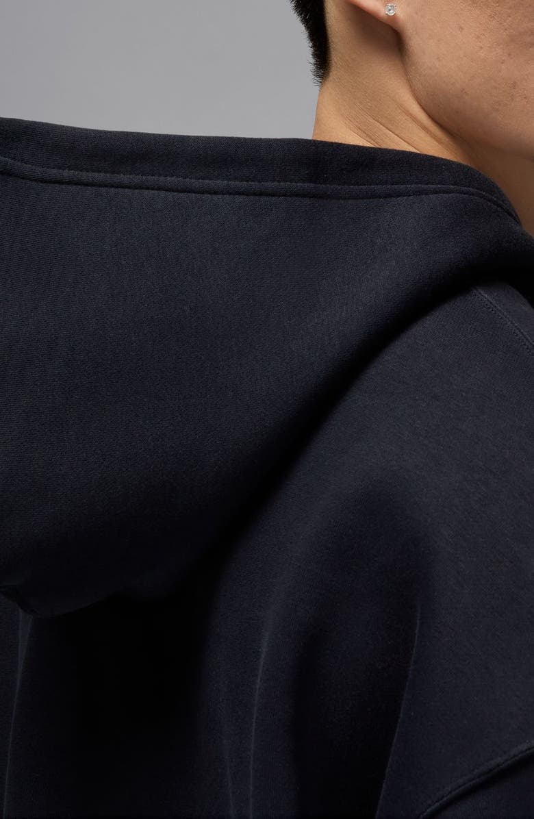 Jordan Brooklyn Oversize French Terry Hoodie, Alternate, color, Black/ Sail