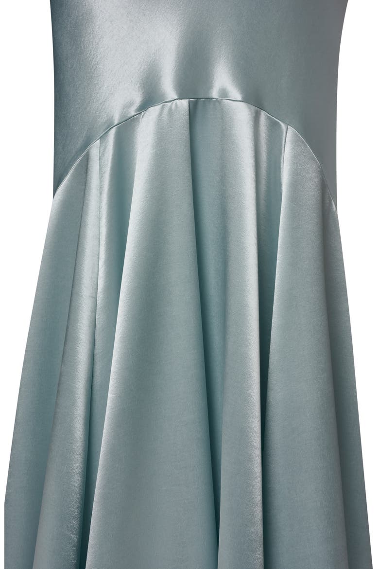 Cowl Neck Sleeveless Satin Gown, Alternate, color, DK Mist