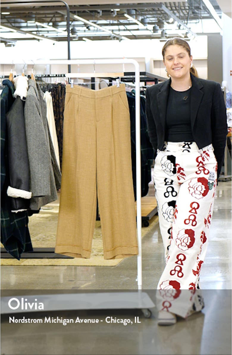 'Ab'Solution Skyrise Pleated Wide Leg Pants, sales video thumbnail