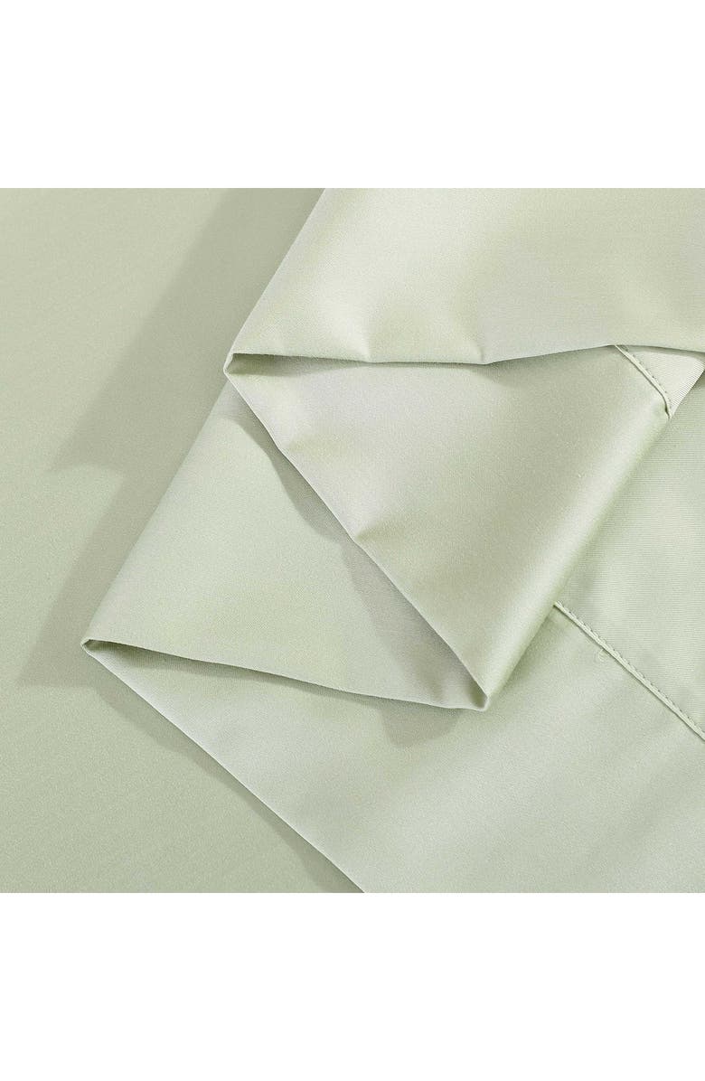 Calvin Klein Rekoop Sateen Sheet Set, Alternate, color, Light Sage