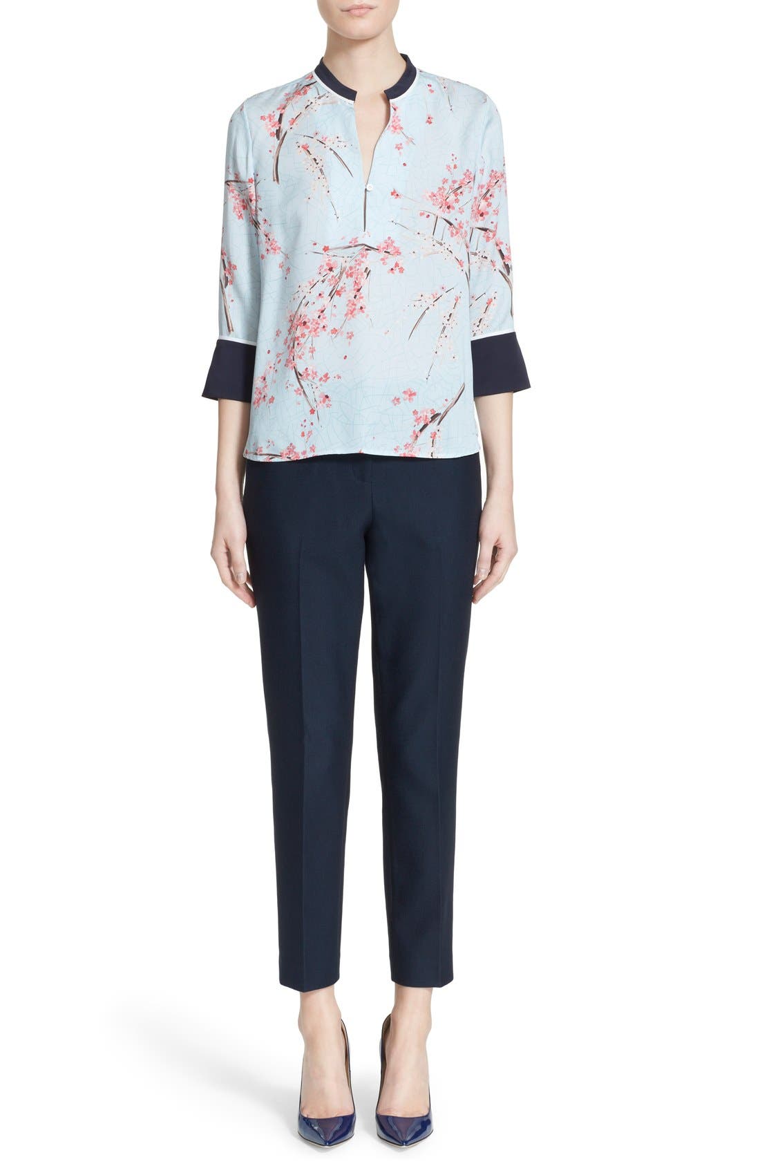 Jimmy Choo 'Abel' Patent Leather Pointy Toe Pump, Alternate, color, 