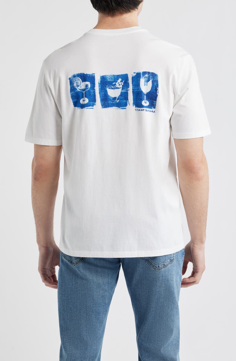 Tommy Bahama Three's a Party Cotton Graphic T-Shirt, Alternate, color, White