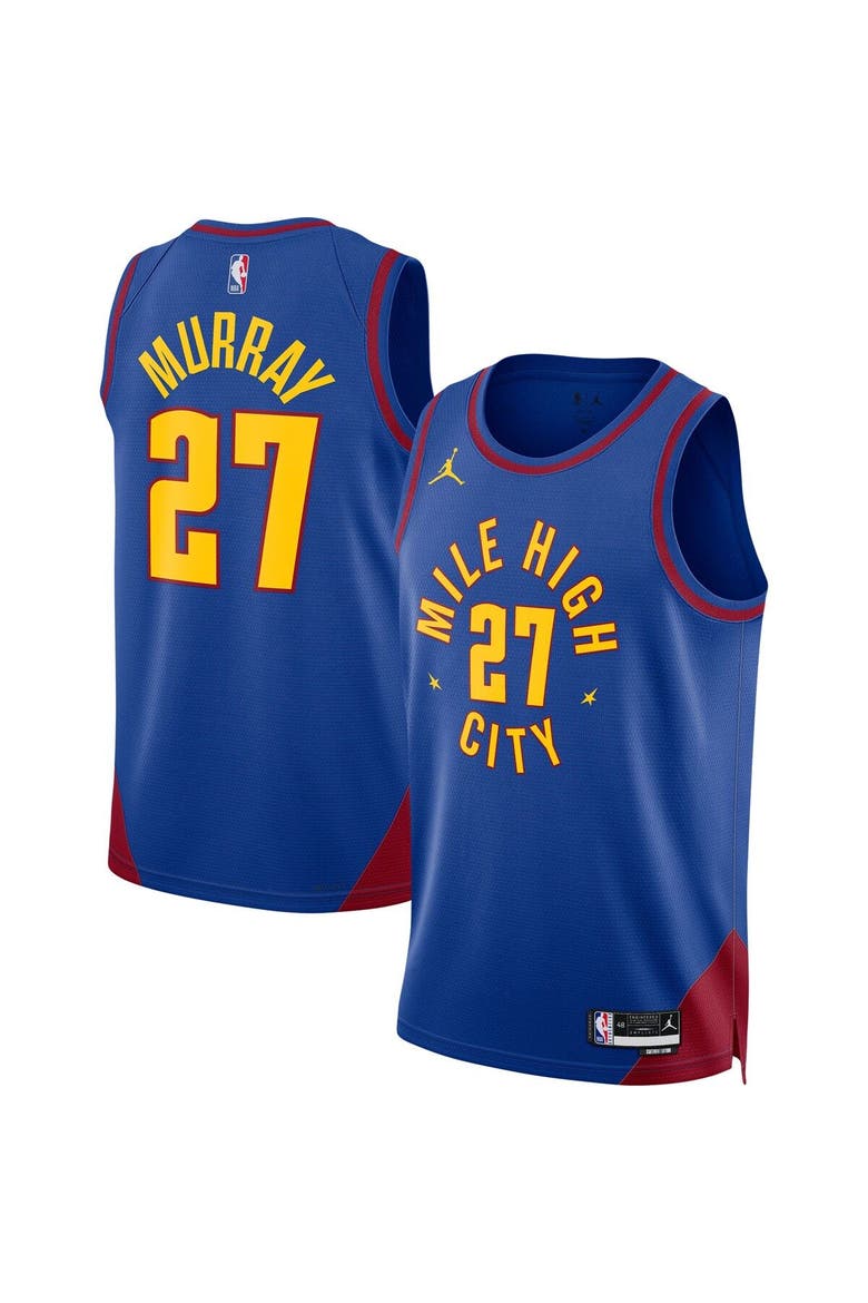 Unisex Jordan Brand Jamal Murray Blue Denver Nuggets Swingman Jersey - Statement Edition, Alternate, color, Blue