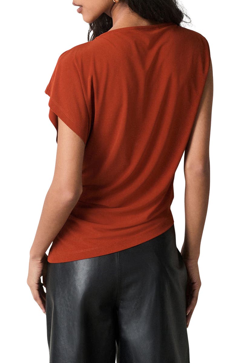 NEXT Asymmetric Drape Hardware Top, Alternate, color, Red