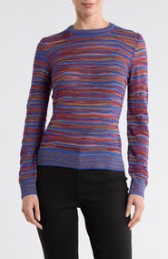 M Missoni Long Sleeve Wool Blend Sweater