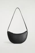 COS Curved Shoulder Bag - Leather