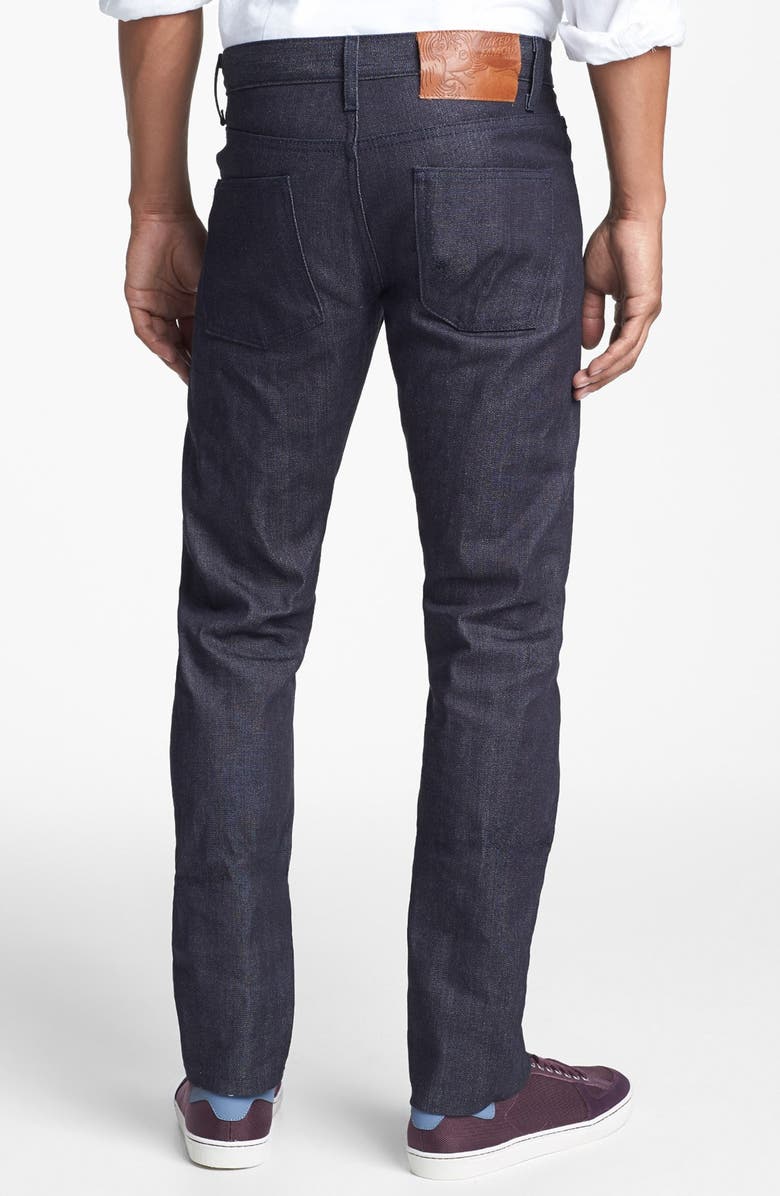 Naked & Famous Denim 'Skinny Guy' Skinny Fit Raw Selvedge Jeans, Alternate, color,
