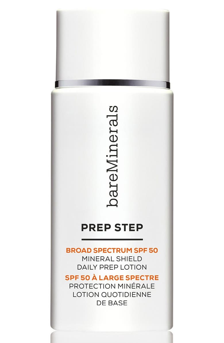bareMinerals<sup>®</sup> Prep Step Mineral Shield Daily Prep Lotion Broad Spectrum SPF 50, Main, color,