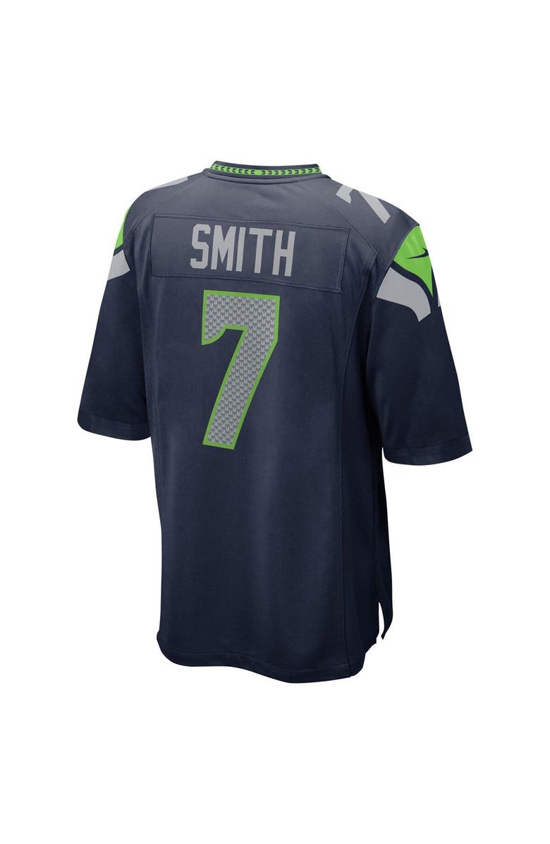Nike Men's Nike Geno Smith College Navy Seattle Seahawks Game Jersey, Alternate, color,