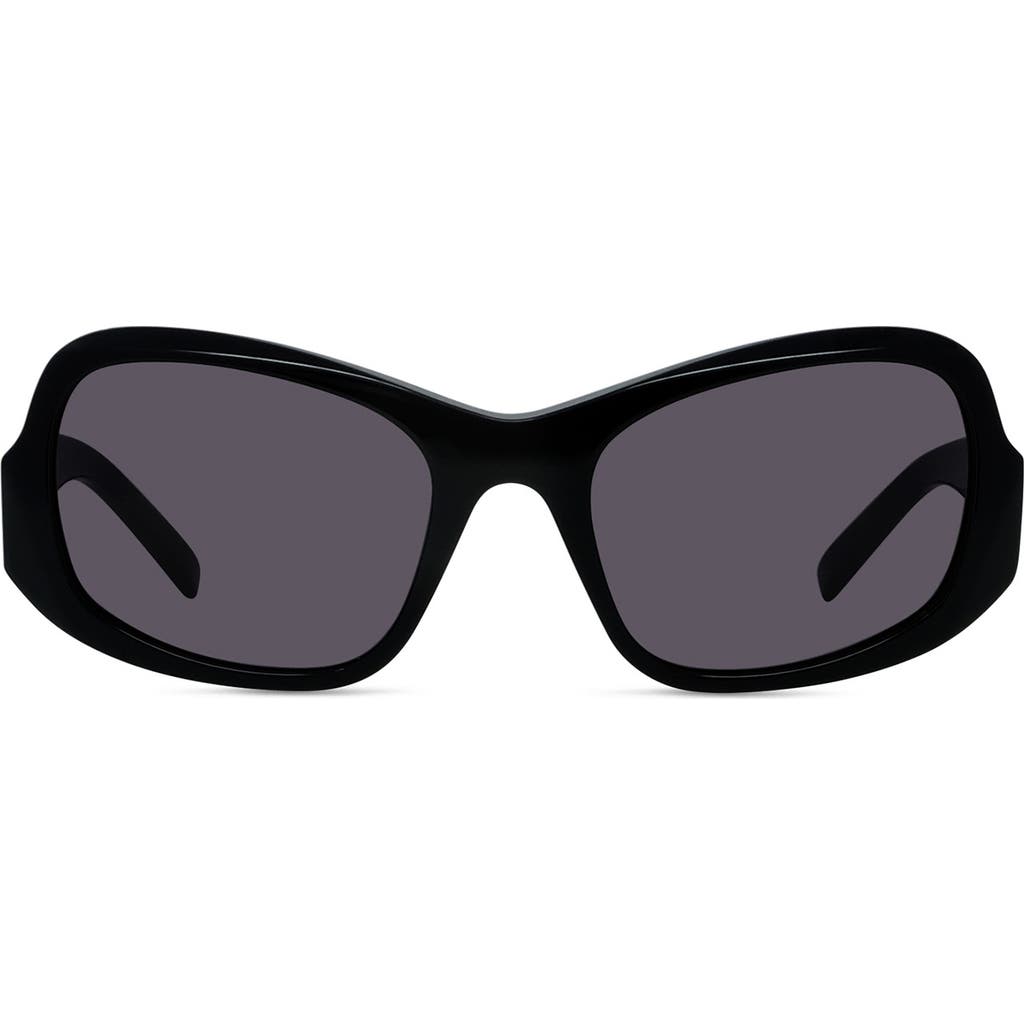 Givenchy Gv Day 54mm Geometric Sunglasses In Black