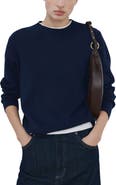 MANGO Fine Knit Crewneck Sweater