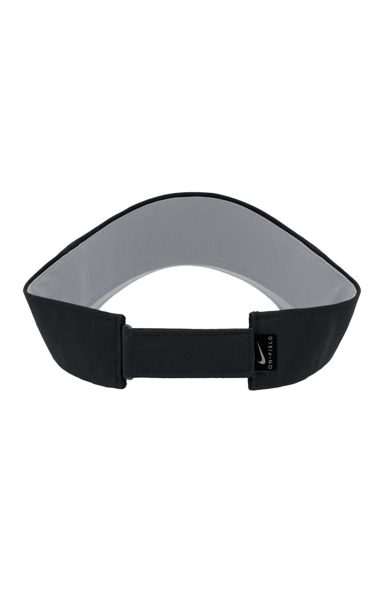 Nike Men's Nike Black Vanderbilt Commodores 2025 On-Field Ace Performance Adjustable Visor, Alternate, color, Black