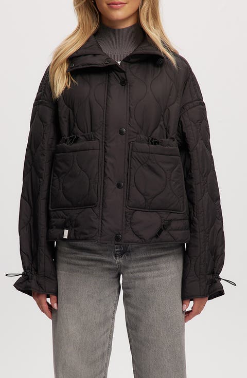 June Lightweight Water Resistant Onion Quilted Jacket