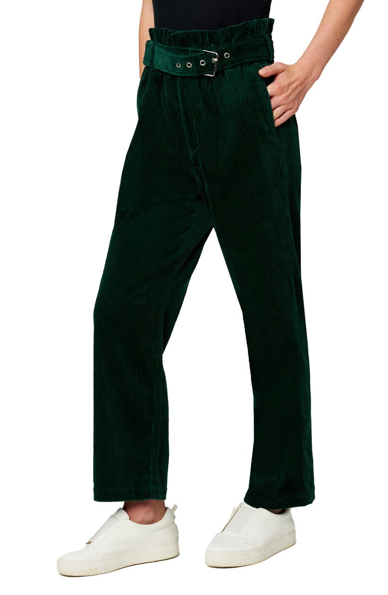 BLANKNYC Baxter Ribcage Corduroy Paperbag Pants, Alternate, color, 