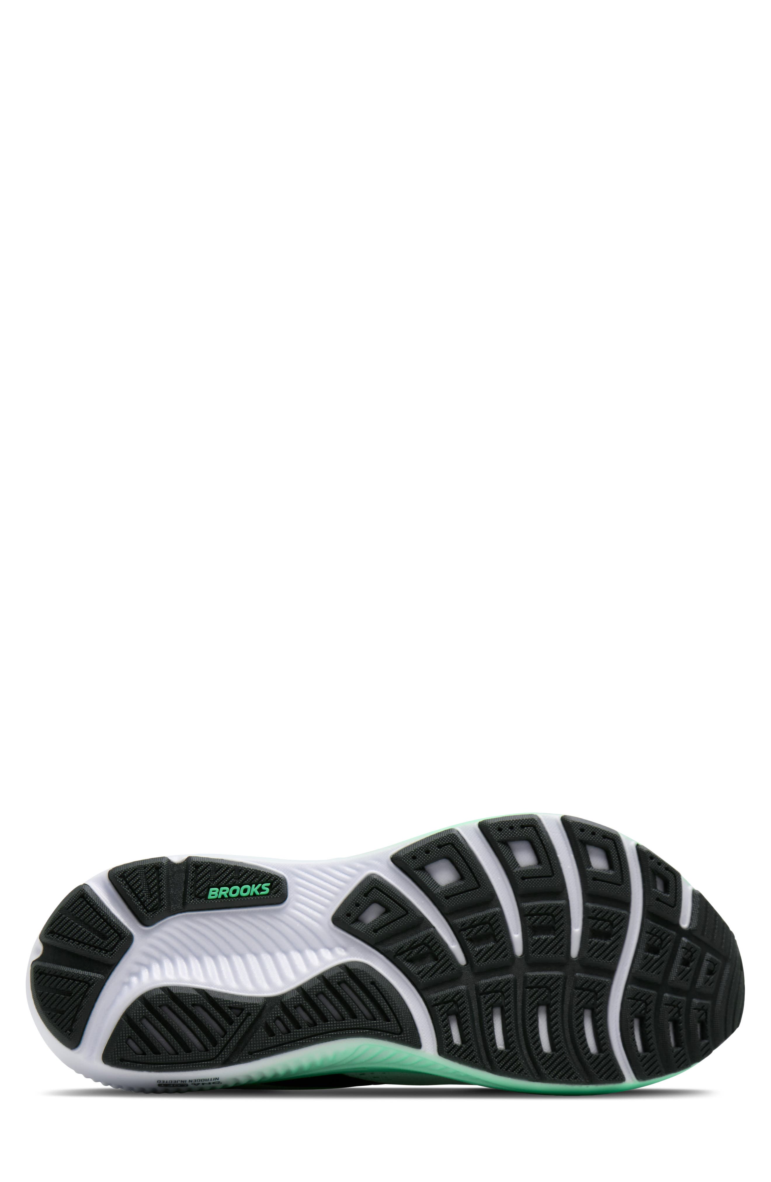 Ghost 18 Running Shoe, Alternate, color, WHITE/ SPRING BUD/ SPRUCE