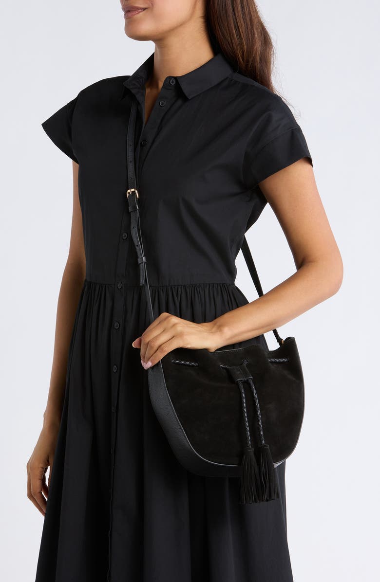 Rebecca Minkoff Lulu Crossbody Bag, Alternate, color, Black