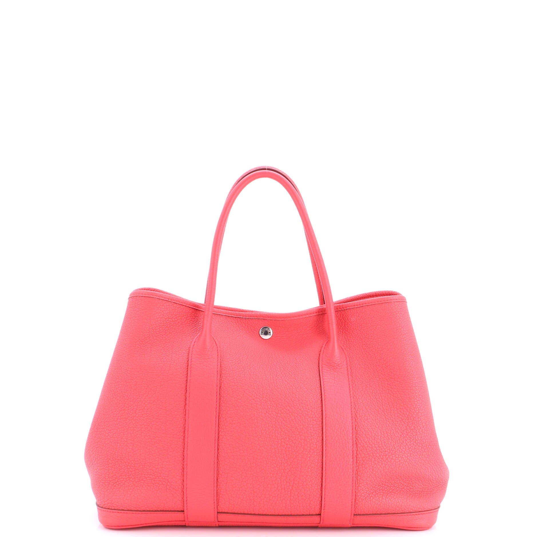Garden Party Tote Leather 36, Alternate, color, Red