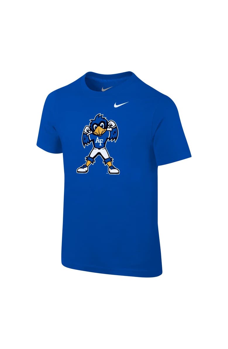 Nike Preschool Nike Royal Air Force Falcons The Bird Youth Logo T-Shirt, Alternate, color, Royal