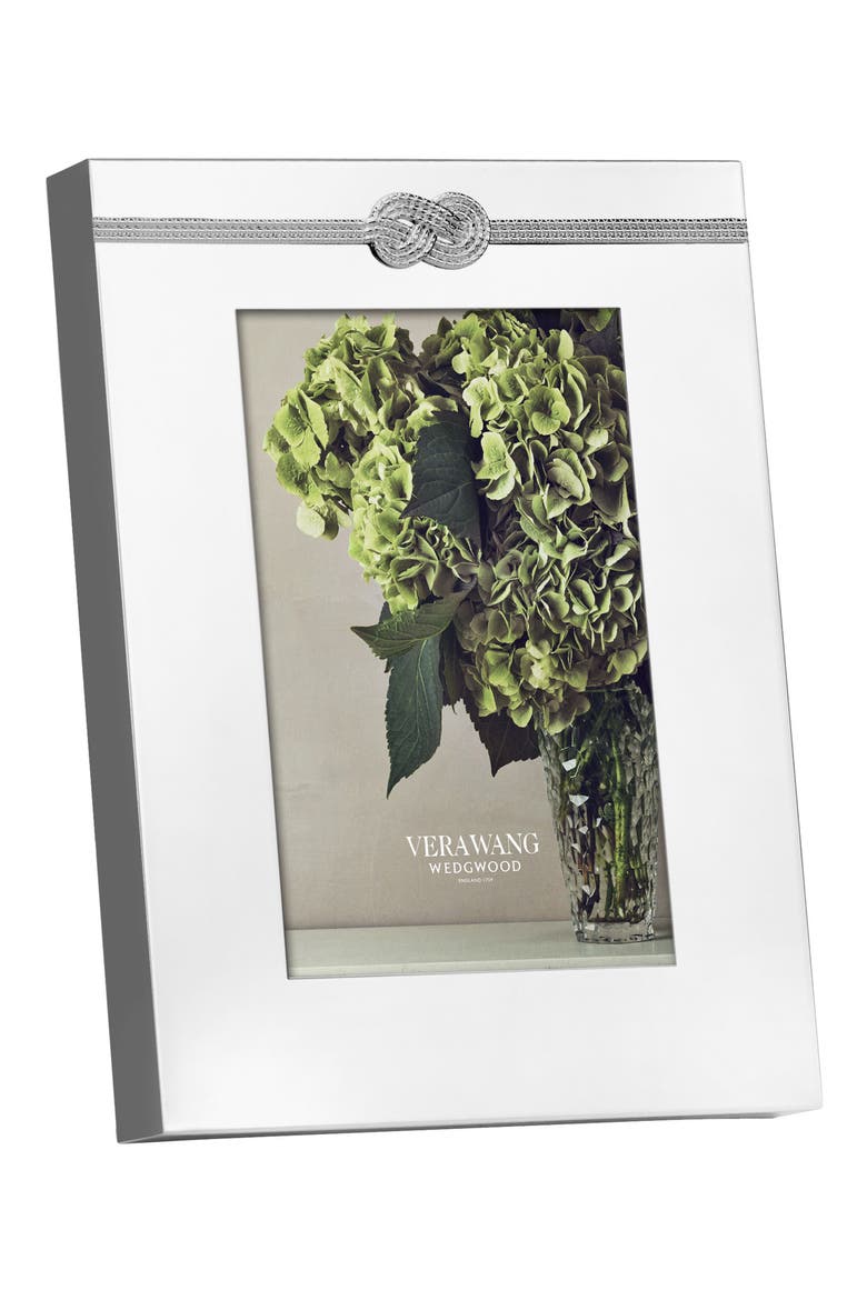 x Wedgewood Infinity Picture Frame, Alternate, color, METALLIC SILVER