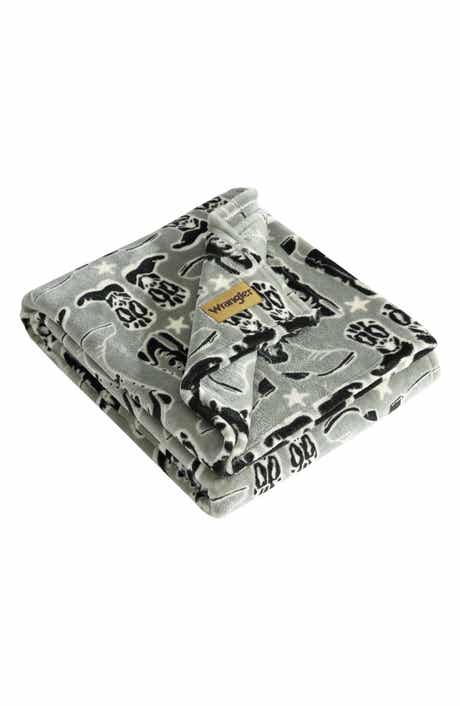 Wrangler Knockin' Boots Throw Blanket